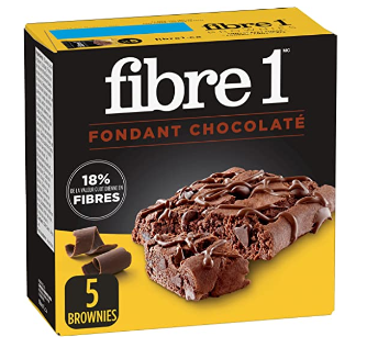 GM Fibre1 Chocolate Fudge Brownie Bars - 125g