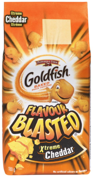 Pepperidge Farms Extreme Cheddar Goldfish - 180g