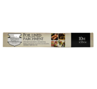 Parchment Lined Foil - 33cm x 10m