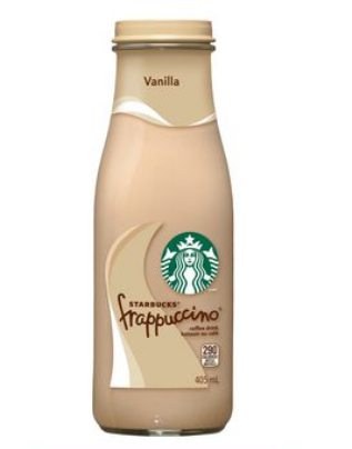 Starbucks Vanilla Frappuccino 405mL + $0.10 Dep