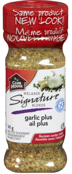 Club House Garlic Plus Seasoning - 141g