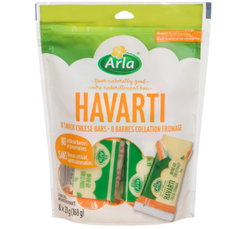 Arla Havarti Snack Cheese - 168g