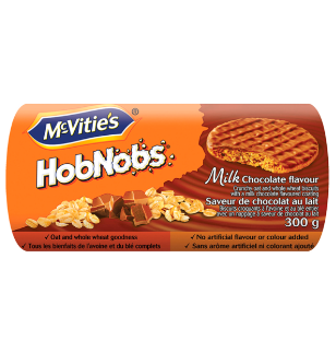 McVities Milk Chocolate HobNobs - 300g