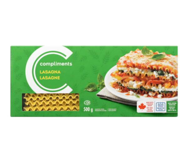 Compliments Lasagna Noodles - 500g