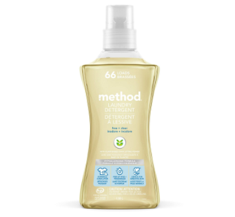 Method Laundry Detergent, Free + Clear, 1.58L