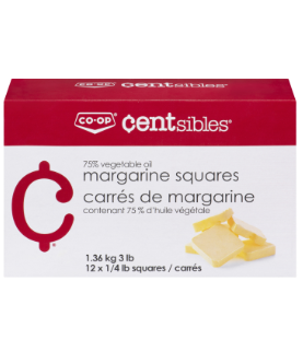 Centsibles Margarine Squares - 1.36kg