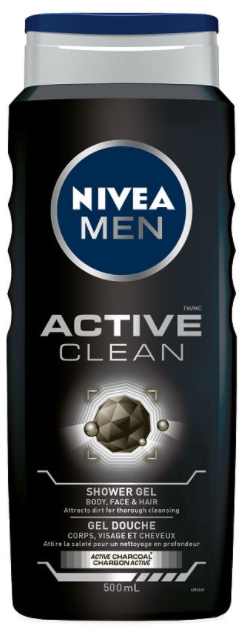 Nivea Men Active Clean Shower Gel - 500ml