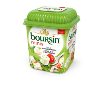 Boursin Garlic & Fine Herbs Minis - 130g