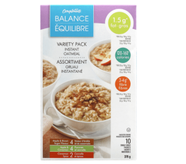 Compliments Variety Pack Instant Oatmeal - 8 x 38g