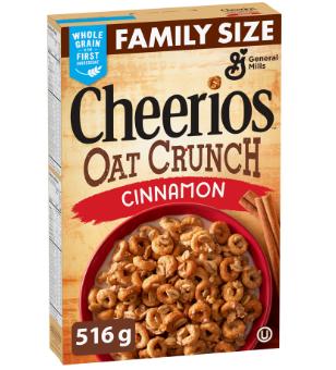 Cheerios Oat Crunch Cinnamon - 516g