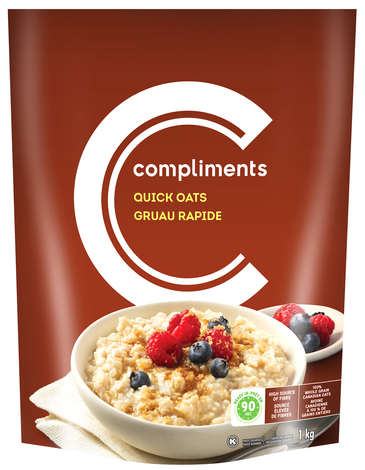 Compliments Quick Oats - 1kg