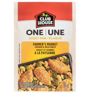 Club House One Sheet Farmers Market Chicken & Veg - 36g