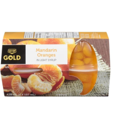 CG Mandarin Oranges In Juice - 4x107ml