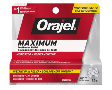 Orajel Maximum Toothache Relief Gel 9.5g