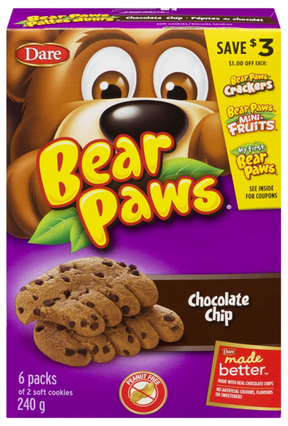 Bear Paws Chocolate Chip