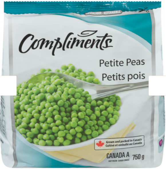 Compliments Frozen Petite Peas - 750g