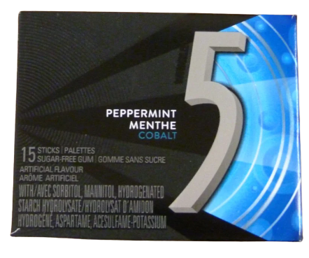 Wrigley's 5 Gum Peppermint 15pc