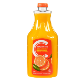 Compliments No Pulp Orange Juice 1.54L