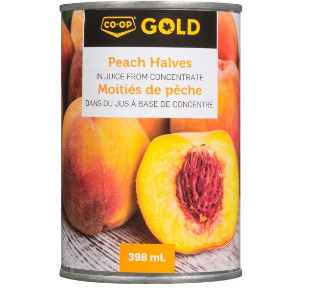 CG Peach Halves in Pear Juice - 398ml