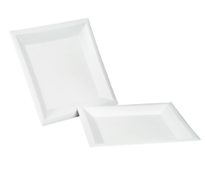 Chinet Disposable Square Plate 9.5" - 100pk