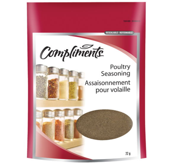 Compliments Poultry Seasoning - 72g