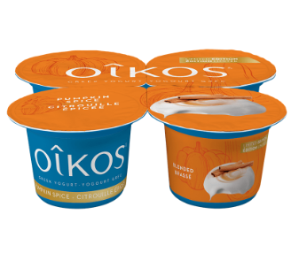 Oikos Caramelized maple pear 4x100 Greek Yogurt