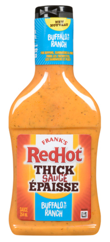Frank's Red Hot Thick Buffalo Ranch Sauce - 354ml