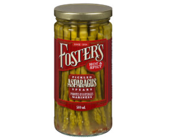 Foster's Hot & Spicy Pickled Asparagus Spears - 500ml