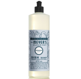 Mrs Meyer's Snow Drop Dish Soap 473ml