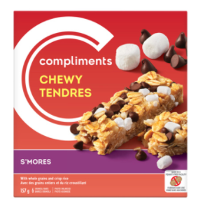 Compliments S'mores Granola Bars - 131g