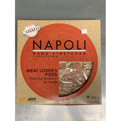 Napoli Meatlovers Pizza 12" - 542g