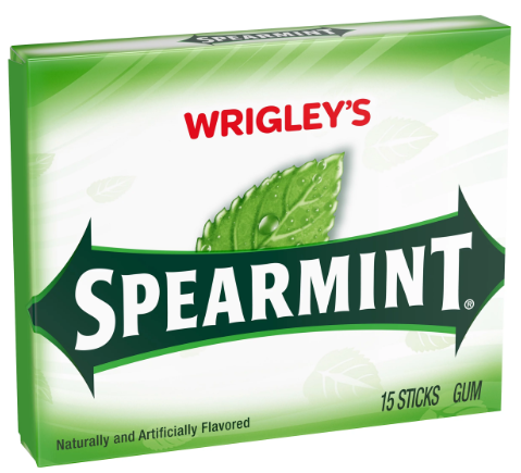 Wrigley's Gum Spearmint 15pc