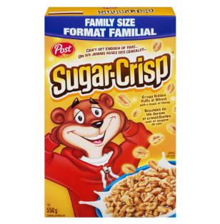 Post Sugar Crisp Cereal - 550g