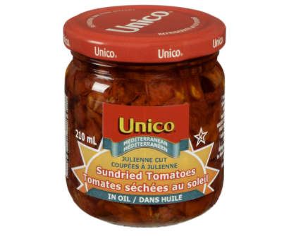 Unico Julienned Sundried Tomatoes - 210ml