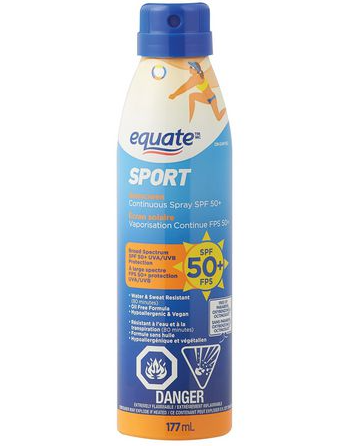 Equate Kids SPF 50+ Continuous Spray Sunscreen 177ml