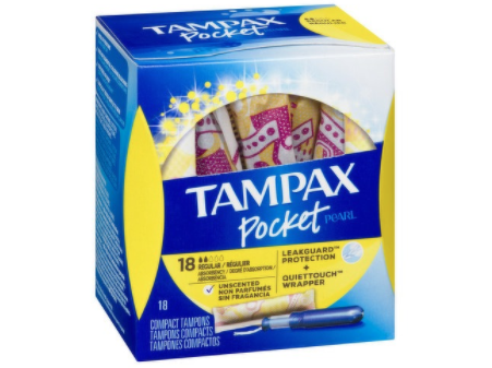 Tampax Pocket Pearl Regular Tampons - 16pk