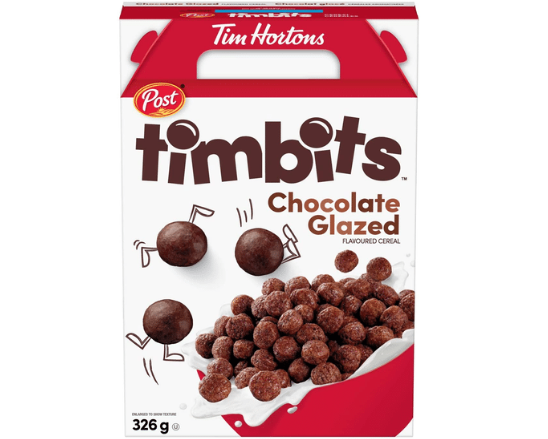 Post Chocolate Glazed Timbits Cereal - 326g