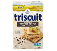 Triscuit Cracked Black Pepper Olive Oil - 200g