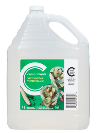 Compliments Pure White Vinegar - 4L