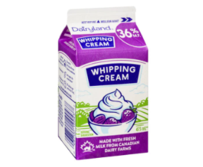 Dairyland 36% Whipping Cream - 473ml + $0.10 Dep