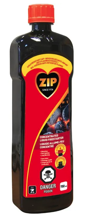 Zip Concentrated Liquid Firestarter Fluid - 750ml